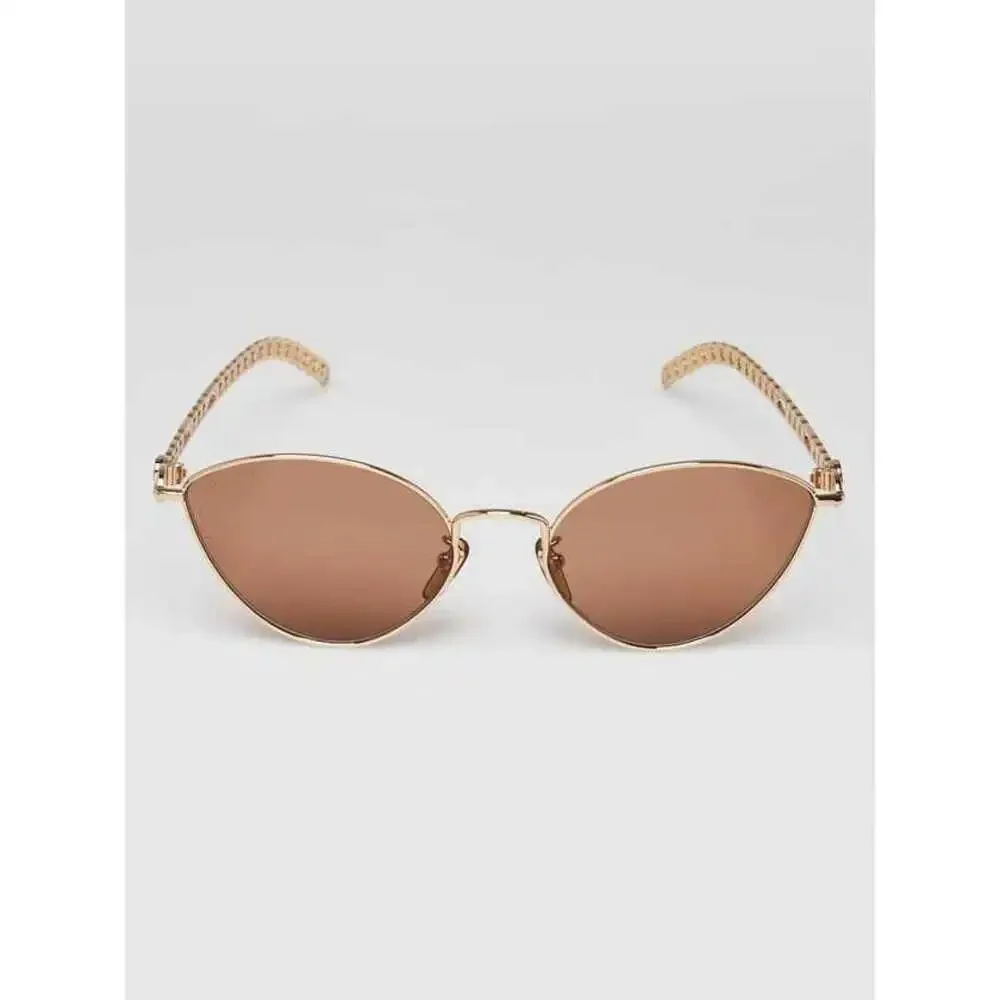NWT Gucci GG0977S-002-57 Gold 57mm Sunglasses